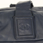 Blue Leather Chanel Shoulder Bag