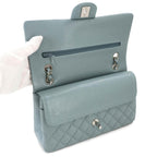 Blue Leather Chanel Shoulder Bag