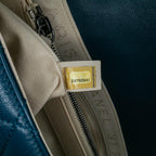 Blue Leather Chanel Flap Bag