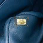 Blue Leather Chanel Flap Bag