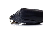 Blue Leather Chanel Crossbody Bag