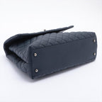 Blue Leather Chanel Flap Bag