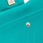 Blue Leather Chanel Flap Bag