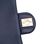 Blue Leather Chanel Flap Bag