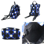 Blue Nylon Chanel Backpack
