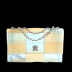 Blue Plastic Chanel Flap Bag