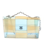 Blue Plastic Chanel Flap Bag