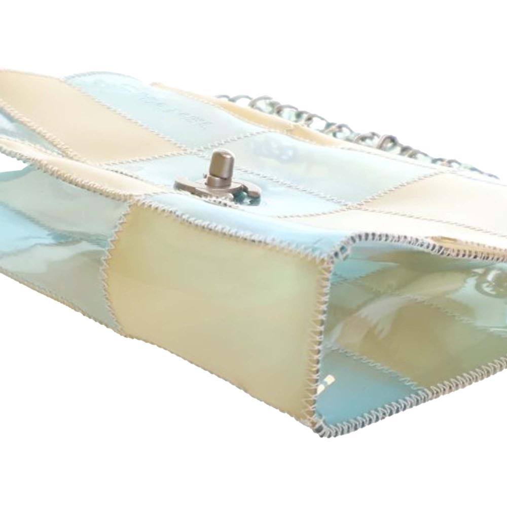 Blue Plastic Chanel Flap Bag