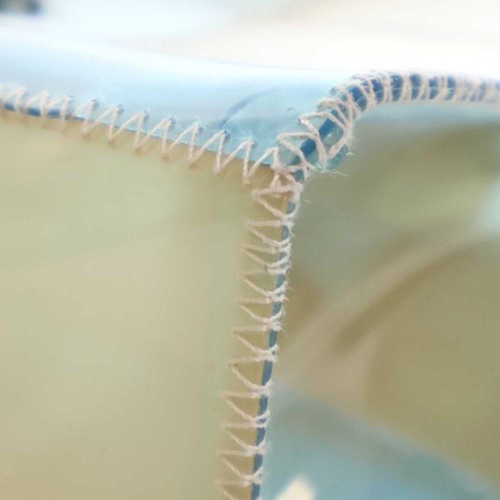 Blue Plastic Chanel Flap Bag