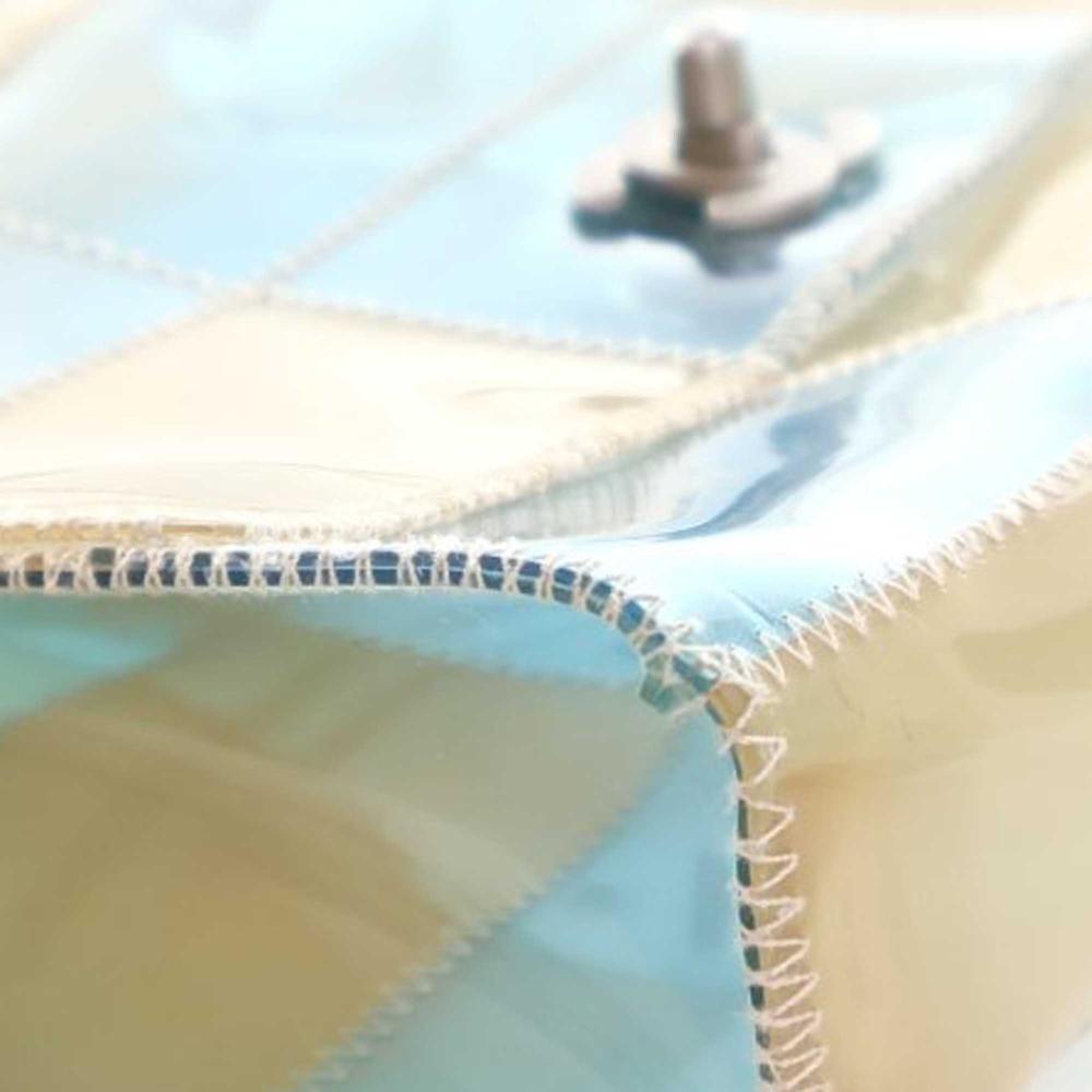 Blue Plastic Chanel Flap Bag