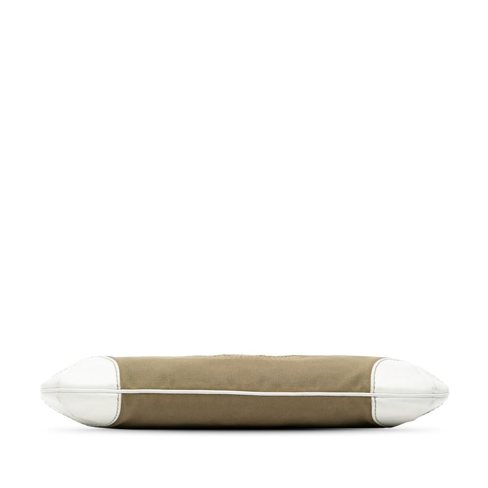 Brown Canvas Chanel Shoulder Bag