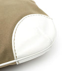 Brown Canvas Chanel Shoulder Bag