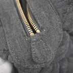 Brown Cotton Chanel Shoulder Bag