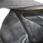 Brown Cotton Chanel Shoulder Bag