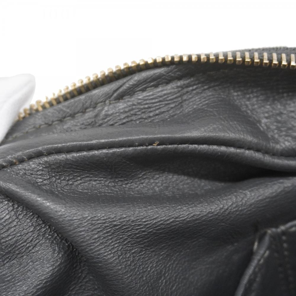 Brown Cotton Chanel Shoulder Bag