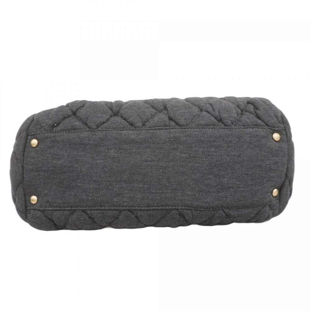 Brown Cotton Chanel Shoulder Bag
