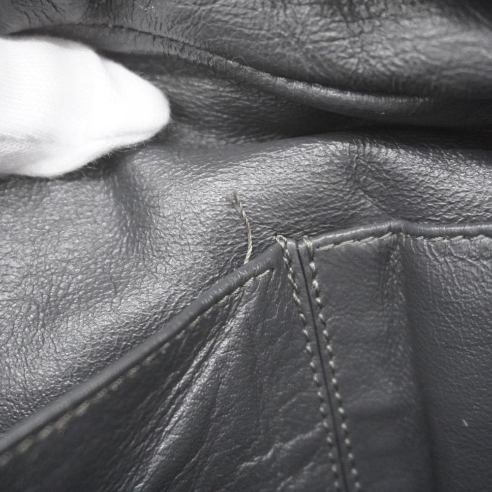 Brown Cotton Chanel Shoulder Bag