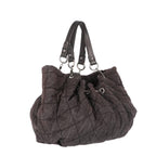Brown Denim Chanel Shoulder Bag