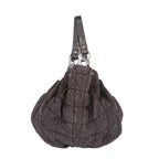 Brown Denim Chanel Shoulder Bag