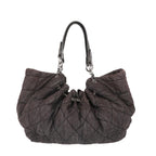 Brown Denim Chanel Shoulder Bag