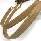 Brown Fabric Chanel Shoulder Bag