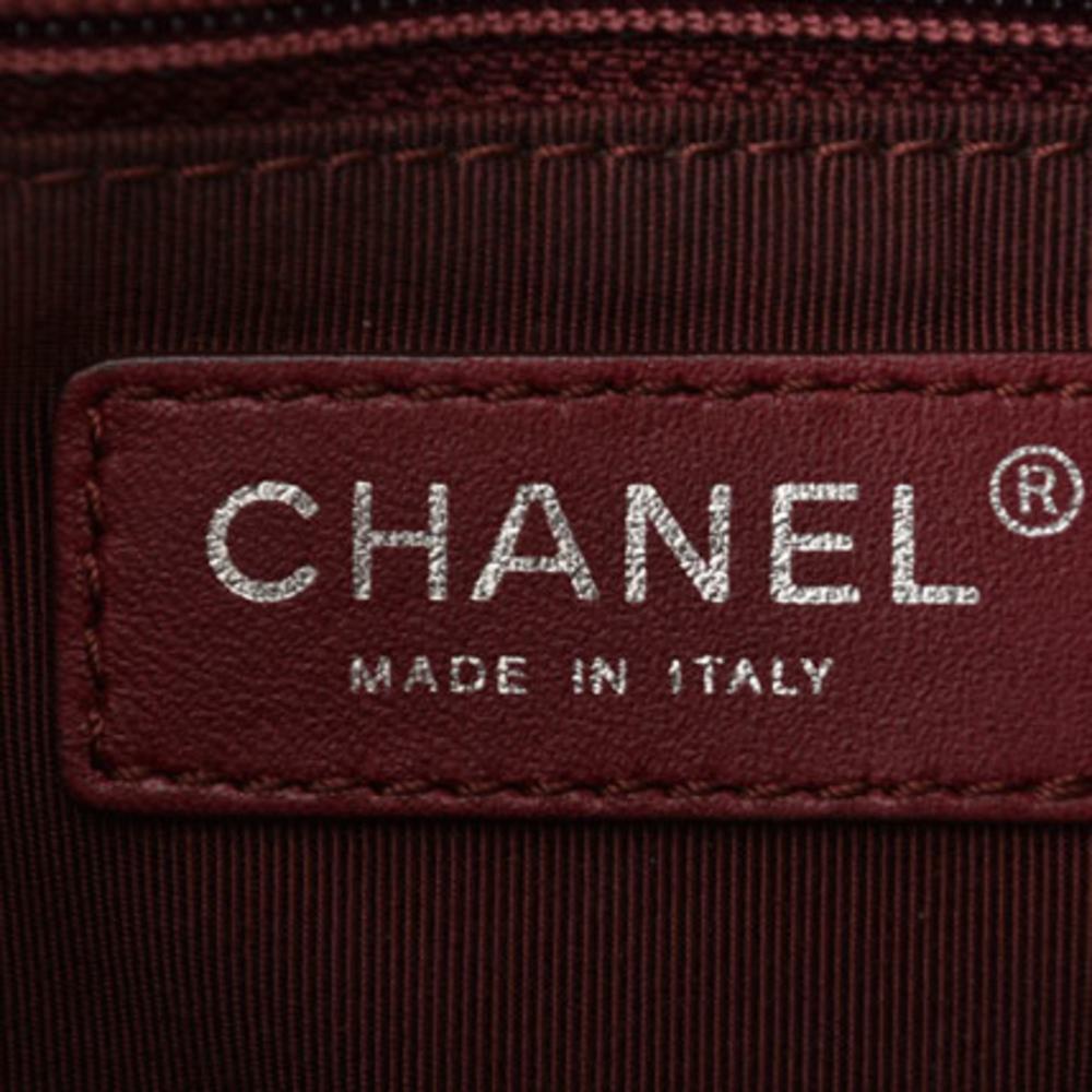 Brown Fabric Chanel Shoulder Bag