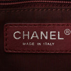 Brown Fabric Chanel Shoulder Bag