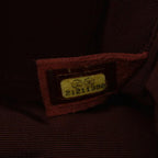 Brown Fabric Chanel Shoulder Bag