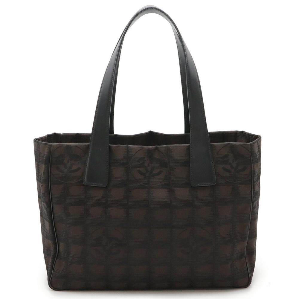 Brown Fabric Chanel Travel Line