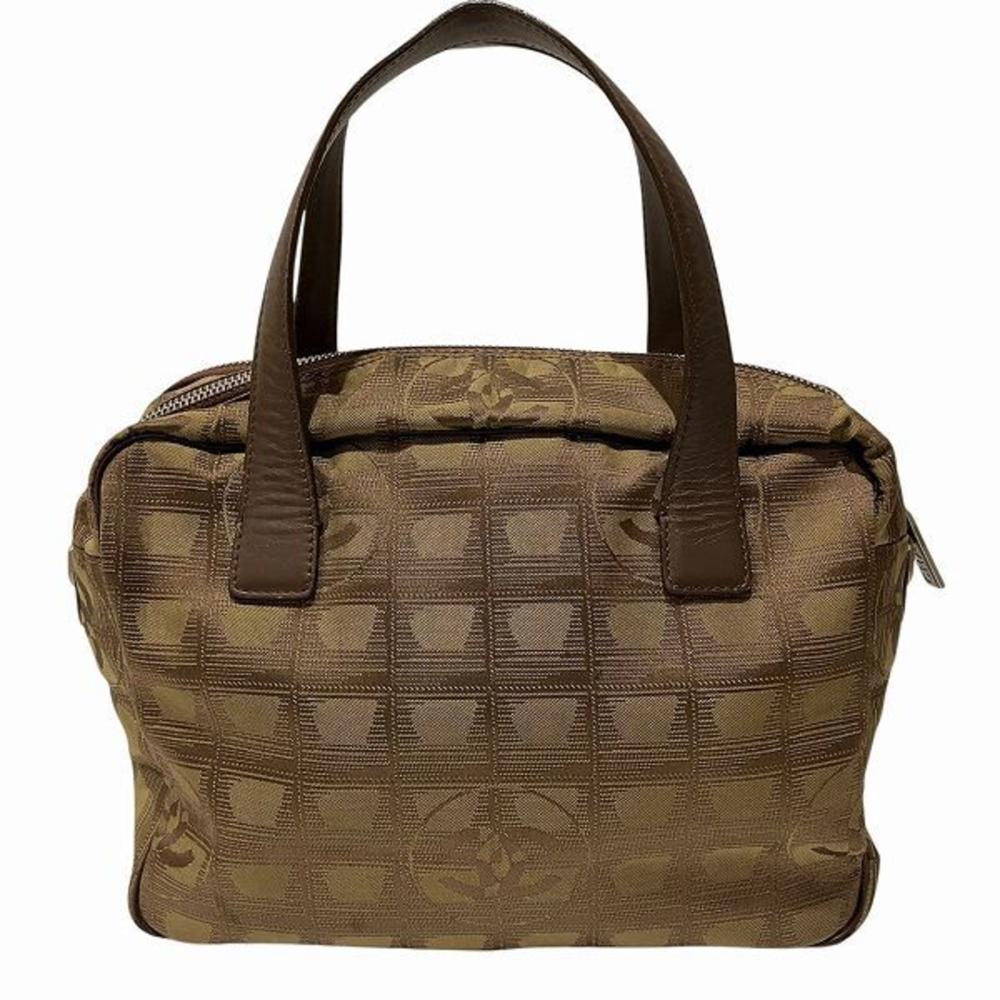 Brown Fabric Chanel Travel Line