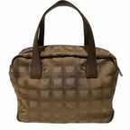 Brown Fabric Chanel Travel Line