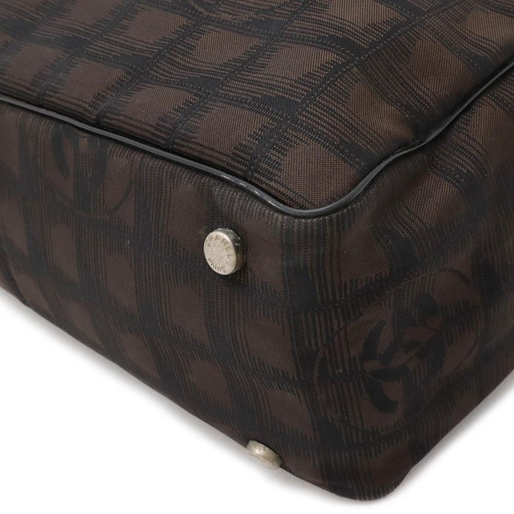Brown Fabric Chanel Travel Line