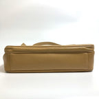 Brown Fabric Chanel Shoulder Bag