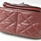 Brown Fabric Chanel Shoulder Bag