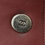 Brown Fabric Chanel Shoulder Bag