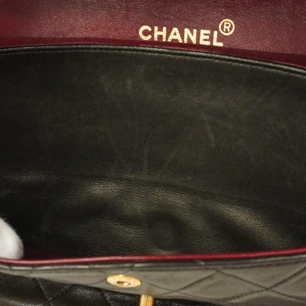 Brown Leather Chanel Flap Bag