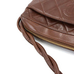 Brown Leather Chanel Shoulder Bag