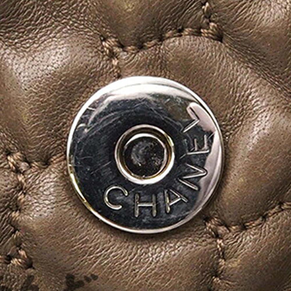 Brown Leather Chanel Flap Bag
