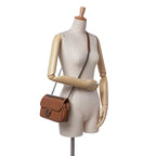 Brown Leather Chanel Flap Bag