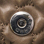Brown Leather Chanel Flap Bag