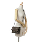 Brown Leather Chanel Flap Bag