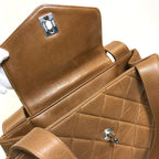 Brown Leather Chanel Shoulder Bag