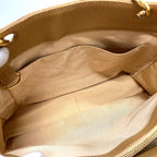 Brown Leather Chanel Shoulder Bag