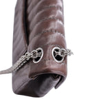 Brown Leather Chanel Flap Bag