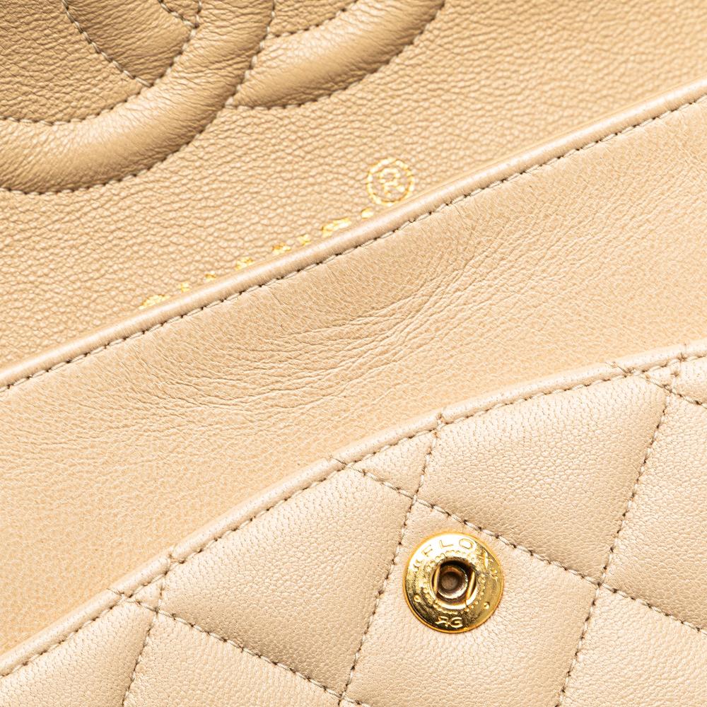 Brown Leather Chanel Flap Bag