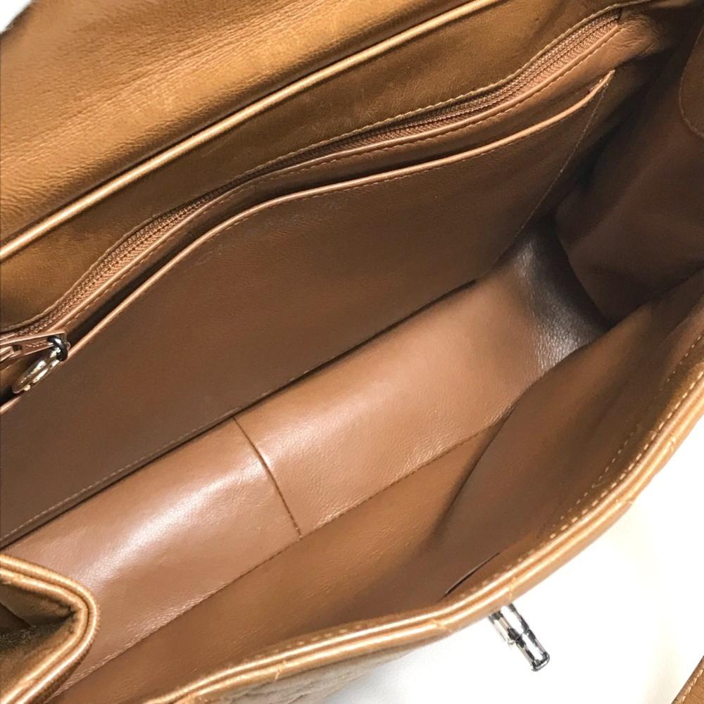 Brown Leather Chanel Shoulder Bag