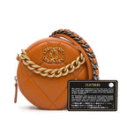 Brown Leather Chanel Crossbody Bag
