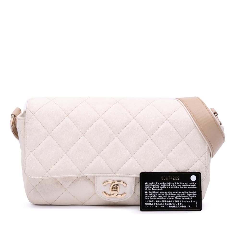 Brown Leather Chanel Shoulder Bag