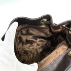 Brown Leather Chanel Shoulder Bag