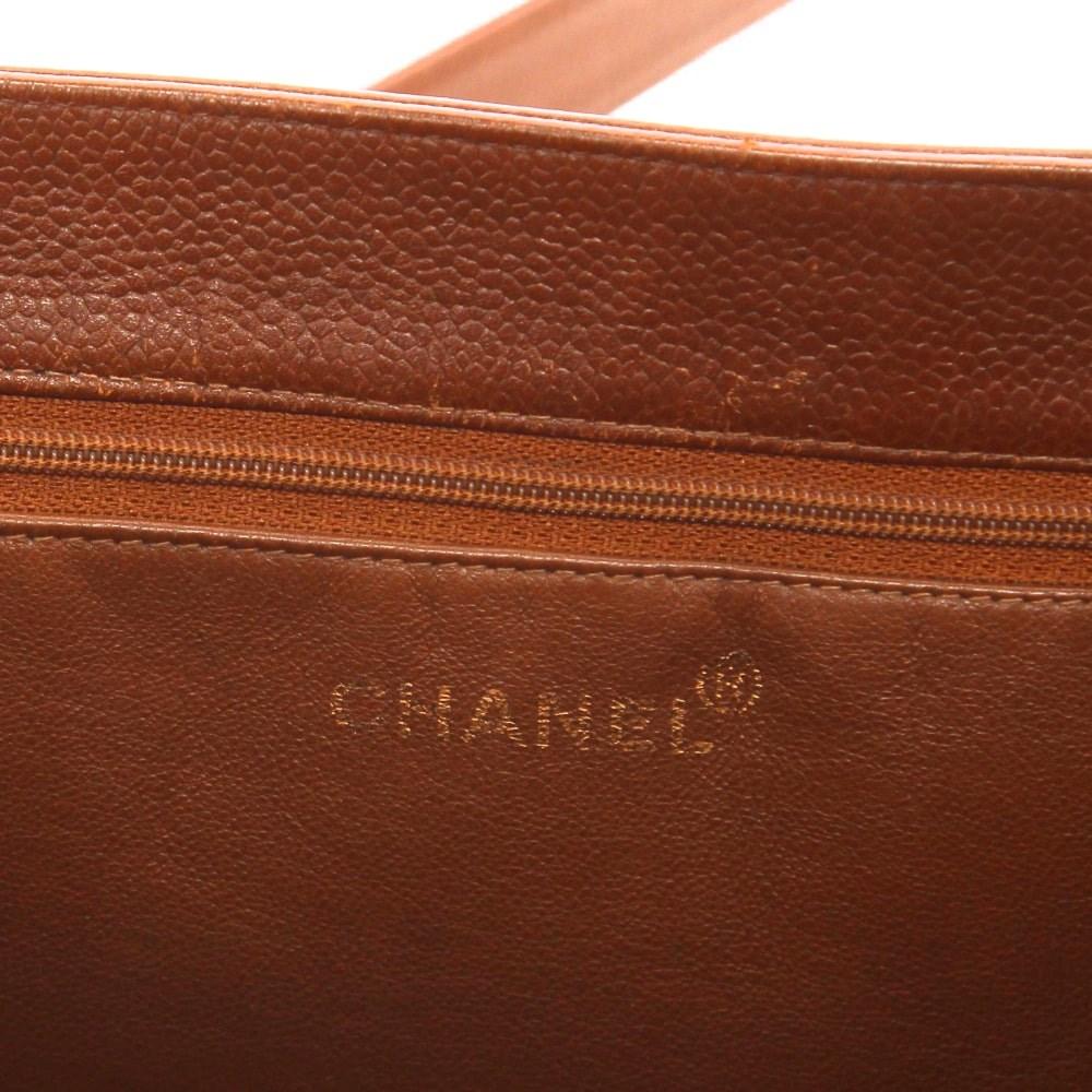 Brown Leather Chanel Shoulder Bag